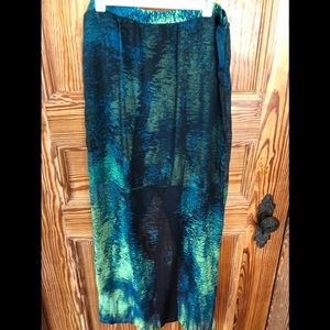 Siren Skirt with Sheer Outer Layer